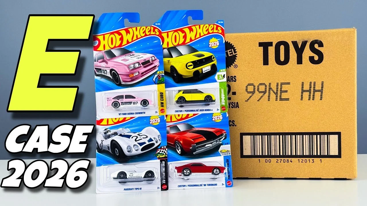 Hot Wheels E Case 2026