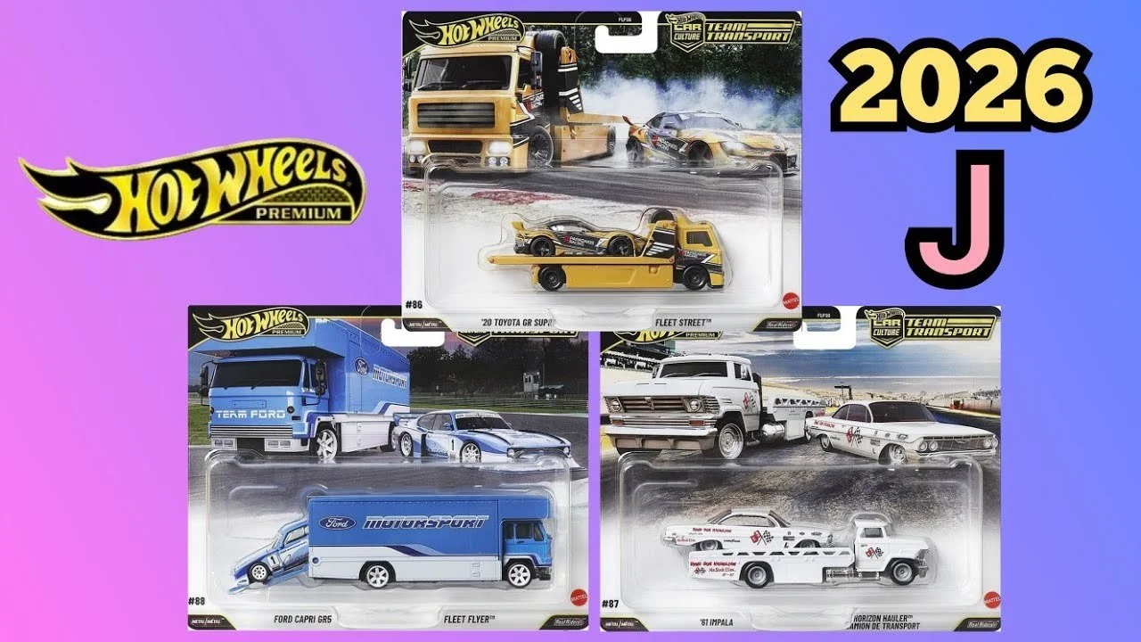 Hot Wheels Car Culture – Team Transport 2026 Mix 1