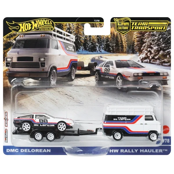 Hot Wheels Team Transport #78 – DMC DeLorean & HW Rally Hauler