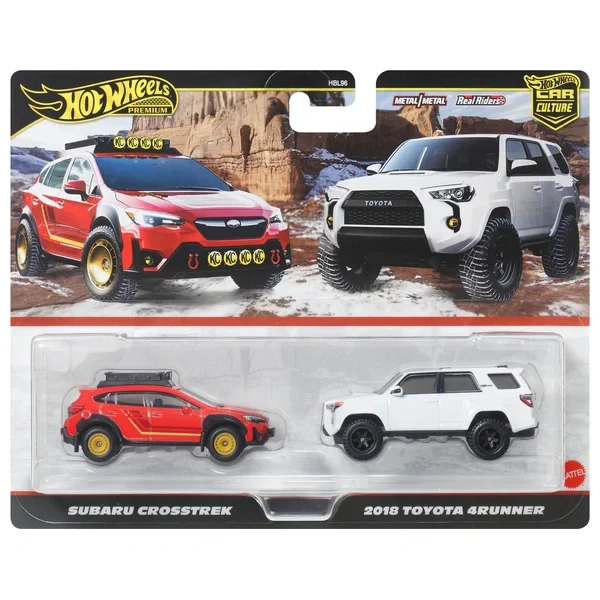 Hot Wheels 2 Car Pack - Subaru Crosstrek & Toyota 4Runner