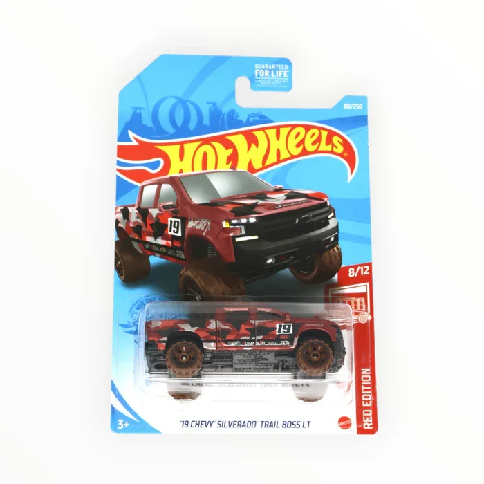 Hot Wheels -  2019  Chevy Silverado Trail Boss LT Red Edition