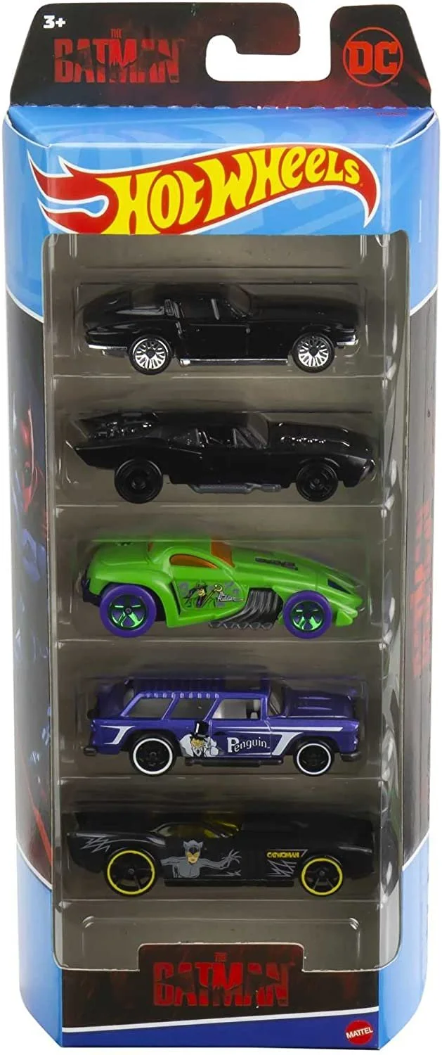 Hot Wheels – The Batman 5-Car Set (DC Comics)