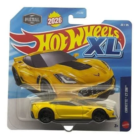 Hot Wheels XL Corvette C7 Z06 – Yellow