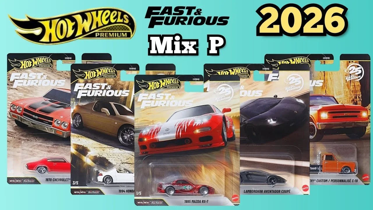 Hot Wheels Premium – Fast & Furious, Mix P - 2026