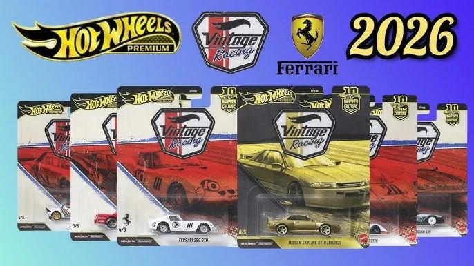 Hot Wheels Premium Car Culture – Vintage Racing (2026)