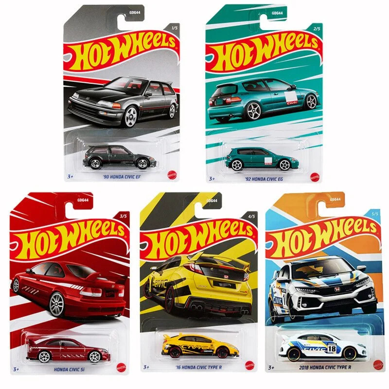 Hot Wheels – Honda Civic Full Set (5 Cars)