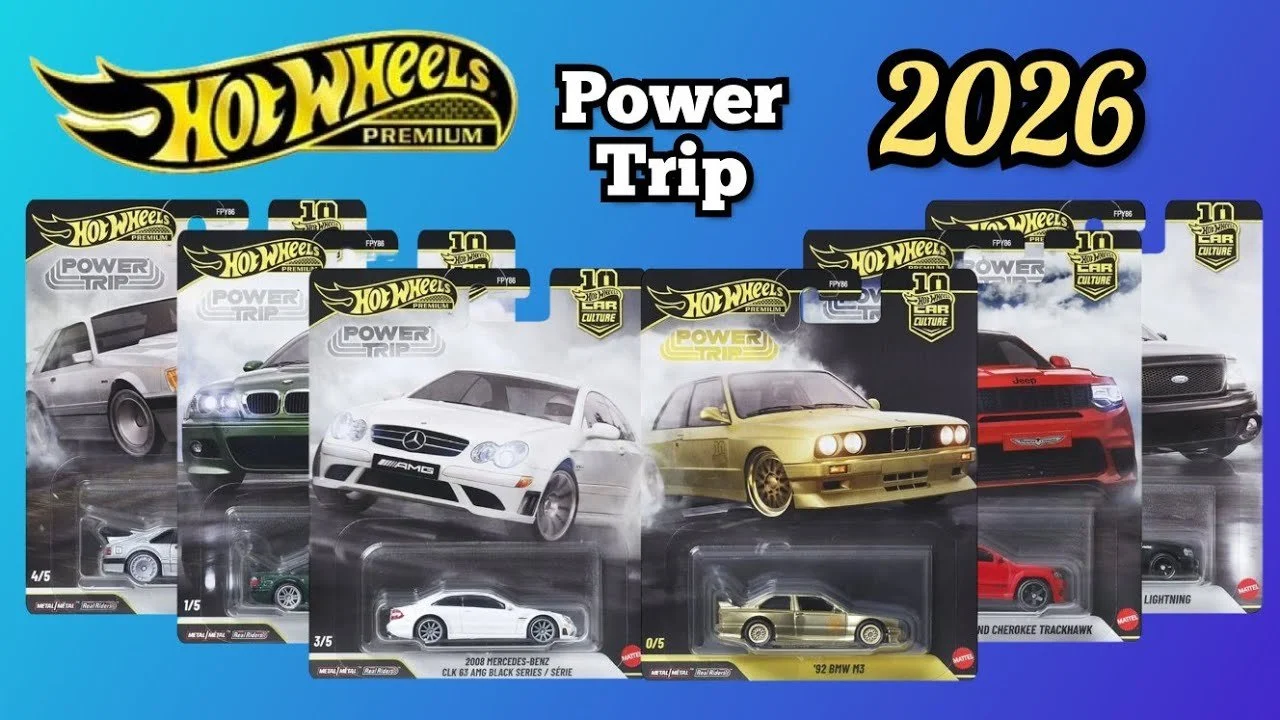 Hot Wheels Car Culture – Power Trip (2026) - Full Set