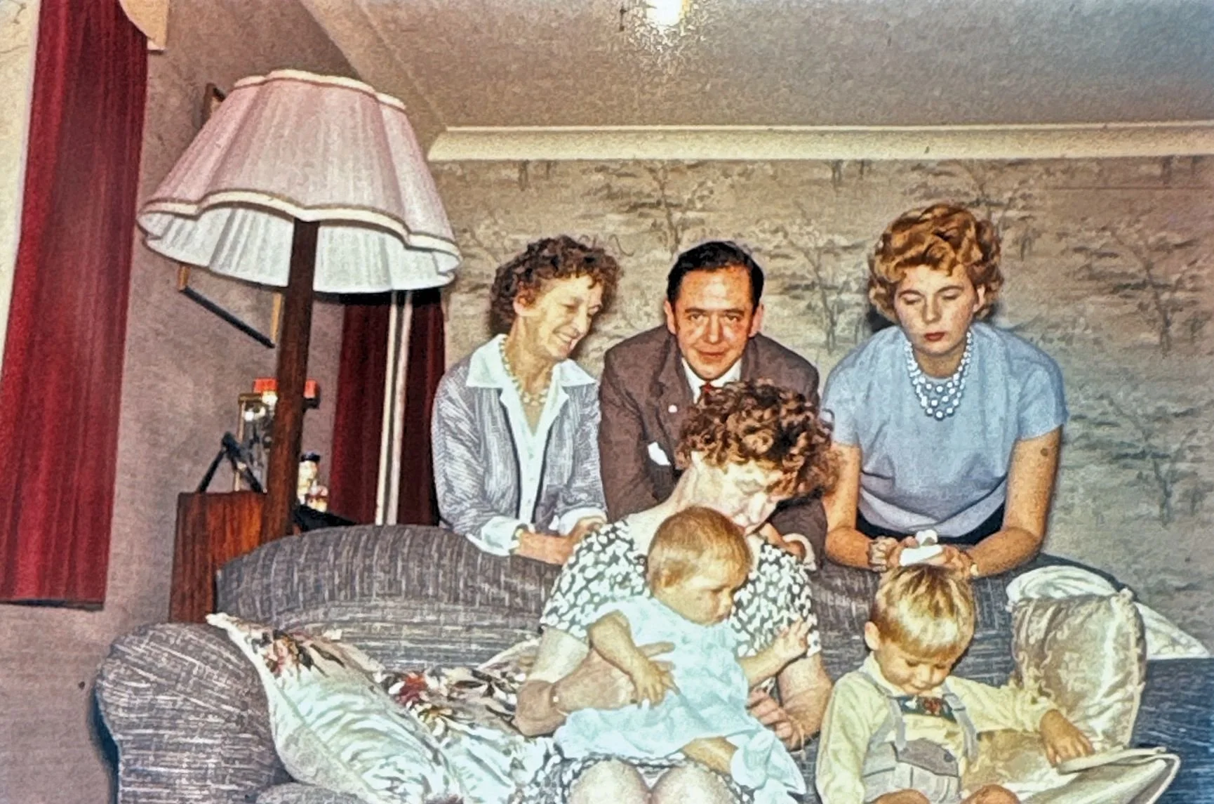 'My Grandmother, Great Aunt, Aunt Uncle, and cousins in Number 5 in 1961' Courtesy of Fiona Hunter 