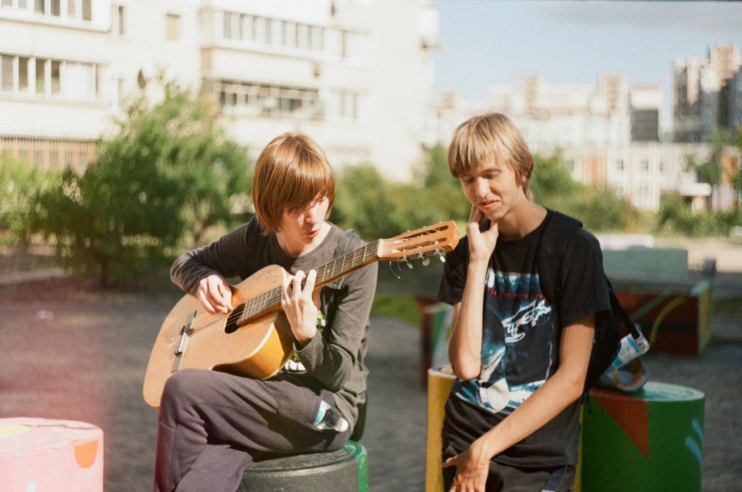 Youth performers using RESET resilience camp skills