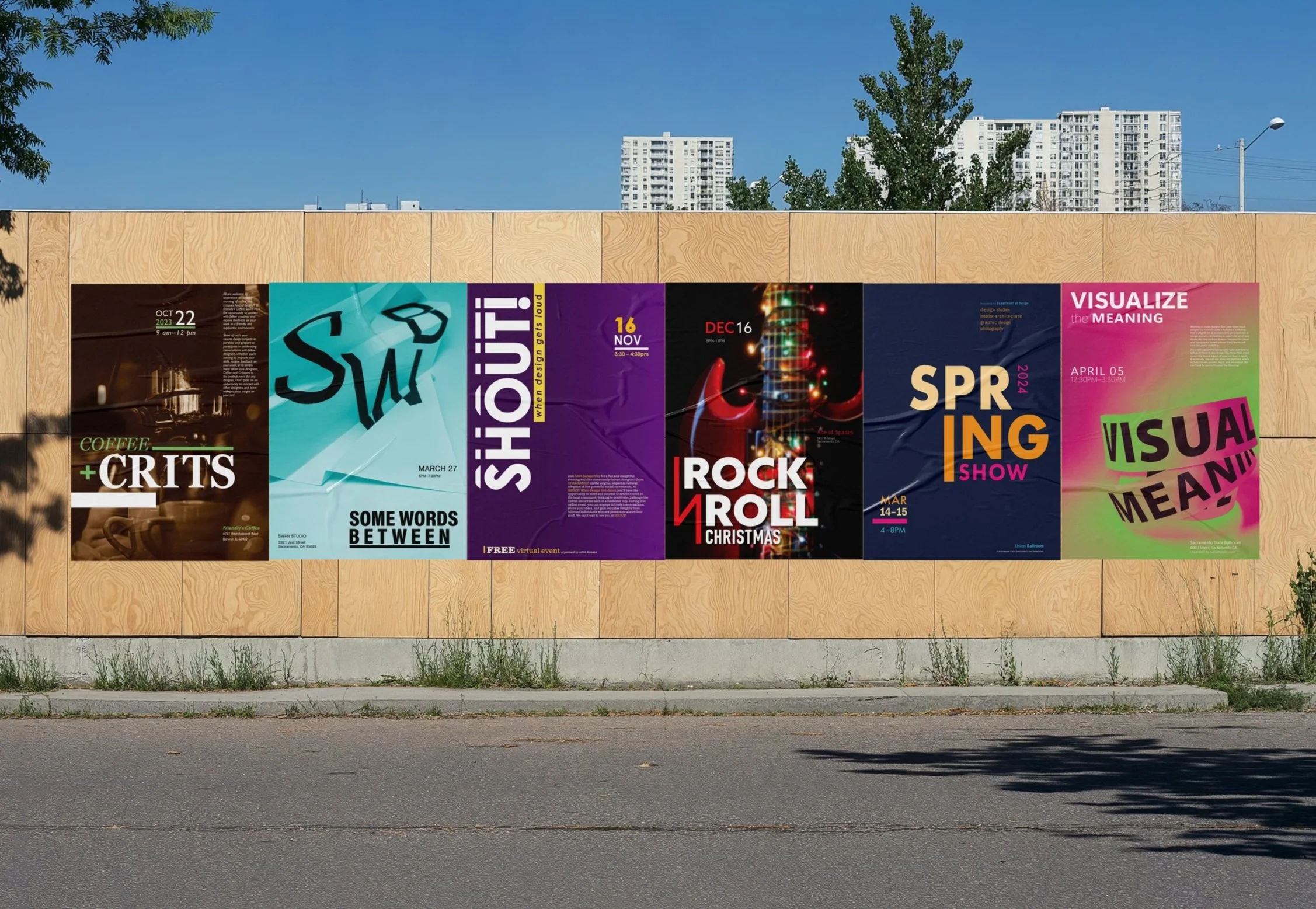 Typographic Posters: Events