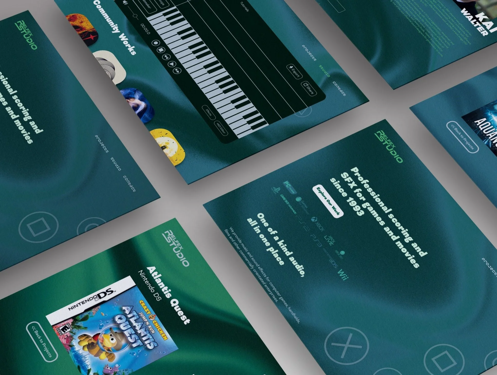 Website Design: Reflex Studio