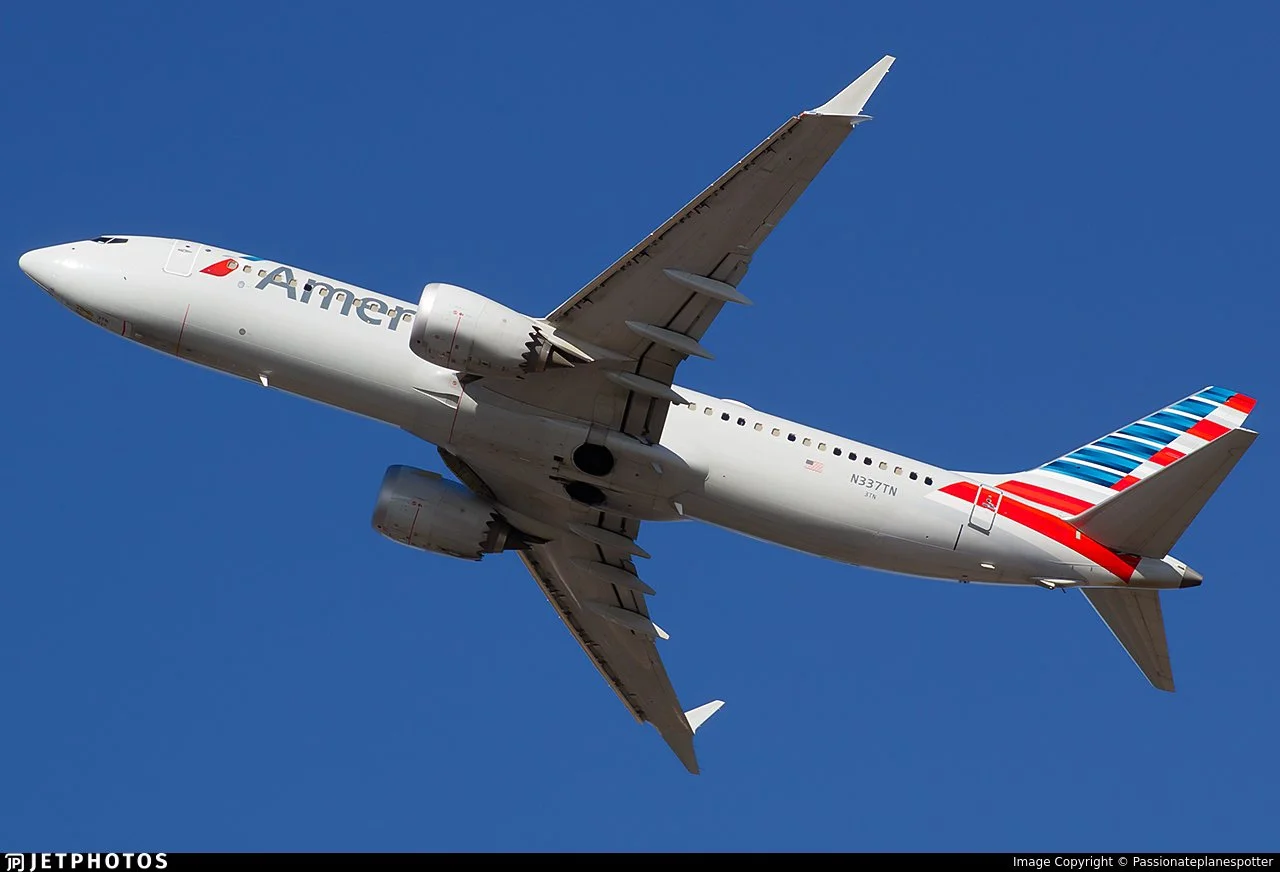 Registration: N337TN

Aircraft: Boeing 737-8 Max

Airline: American Airlines

Serial #: 68106