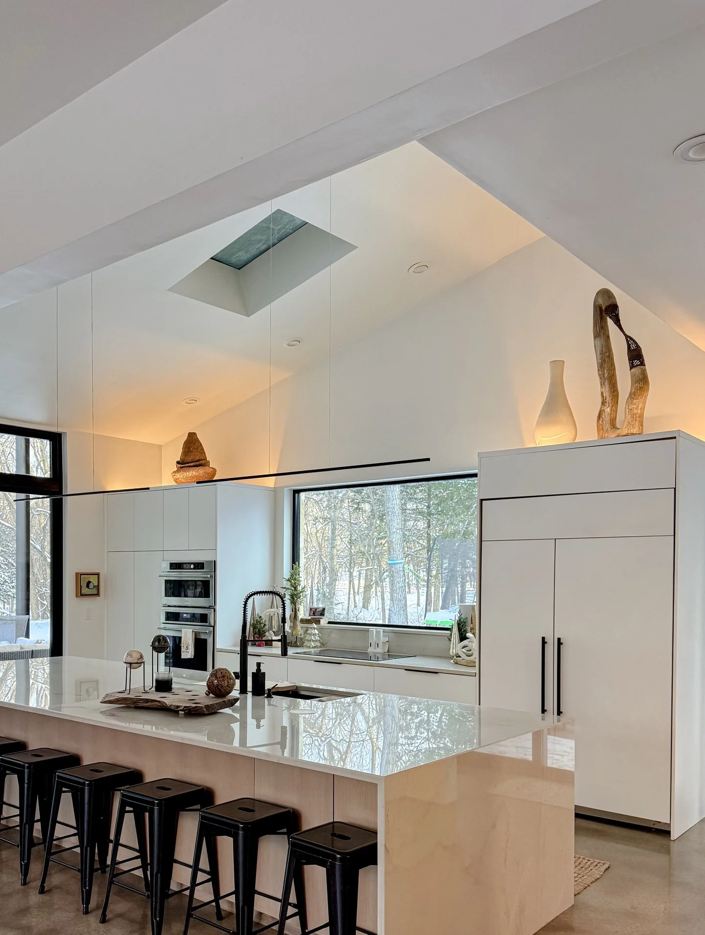 There&rsquo;s just something about skylights&hellip; they change the whole feel of a space.

When skylights are paired with unique angles and intentional design, the light doesn&rsquo;t just come in &mdash; it moves, shifts, and highlights different 