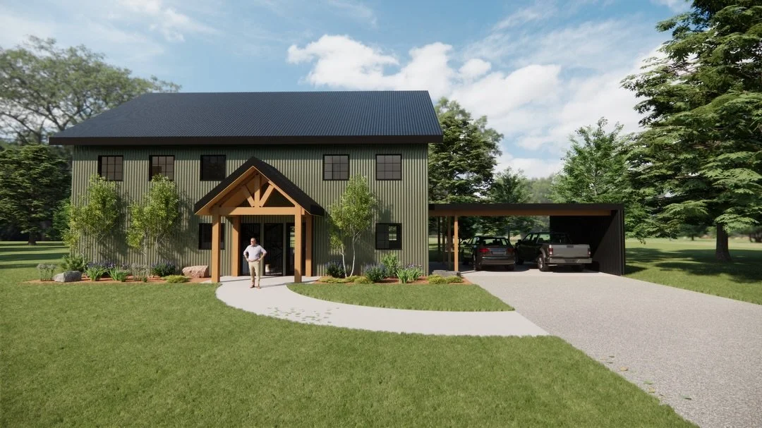 One of the best parts of the design process is getting to think through every detail before the foundation is poured.

Before a single wall goes up, you can already know the materials, flow, textures &mdash; even the house color.

When those decision