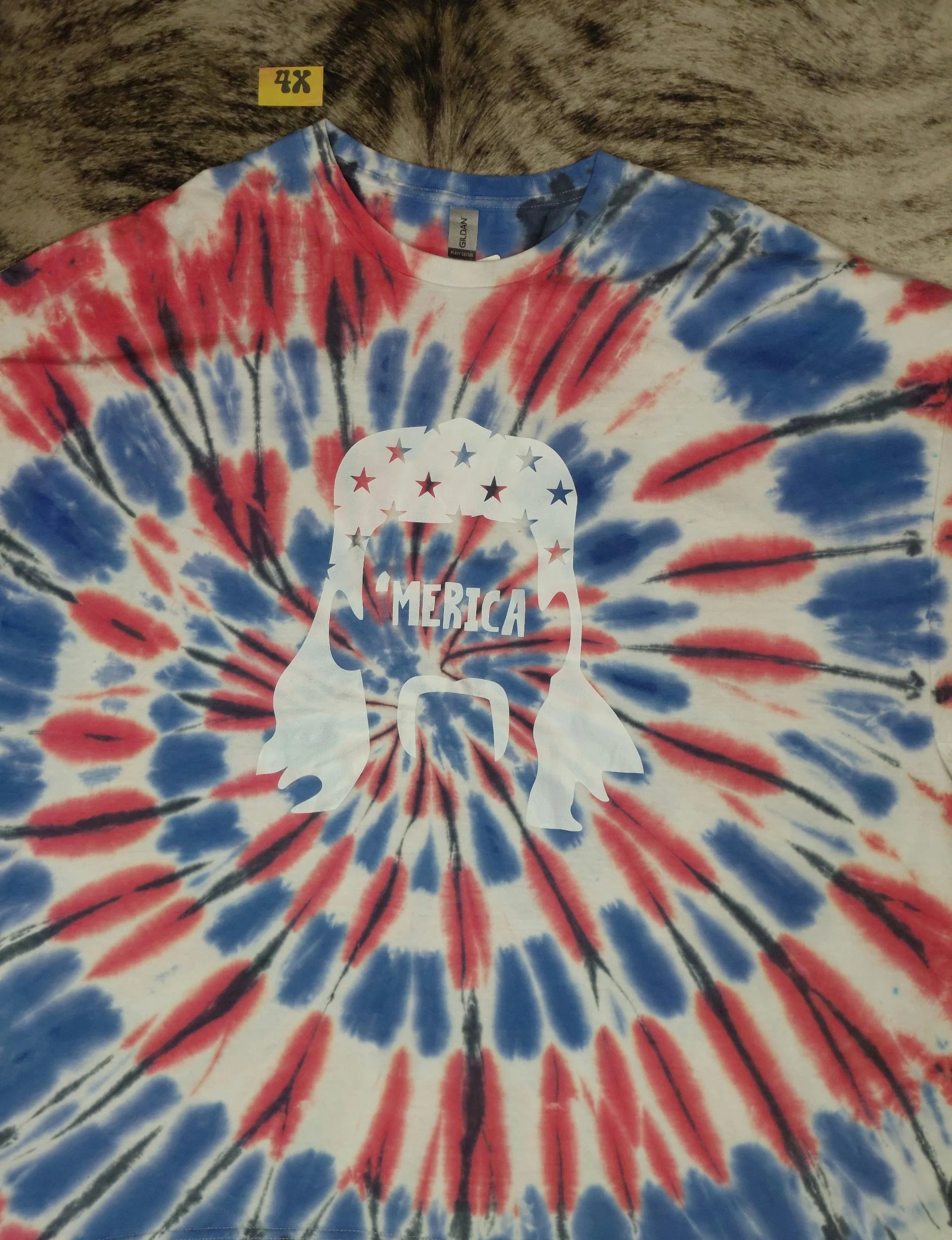 4x Merica tie-dye
