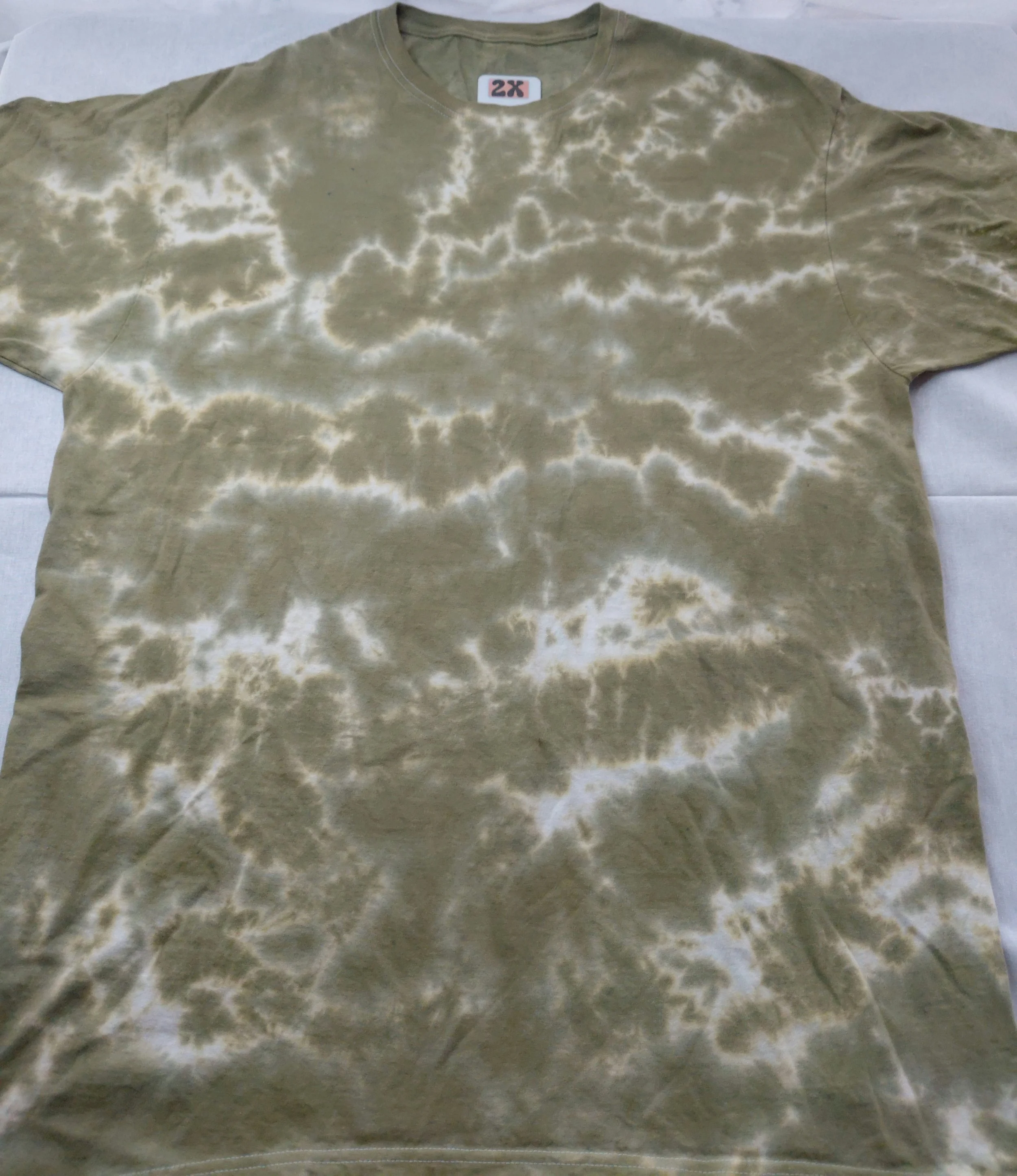 Moss Drift Tie-Dye Tee | Size 2X Tall