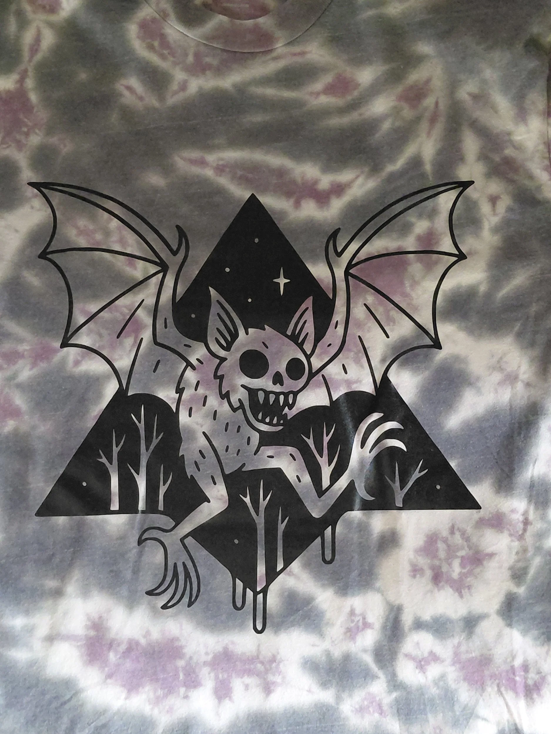 Medium moth man tie dye