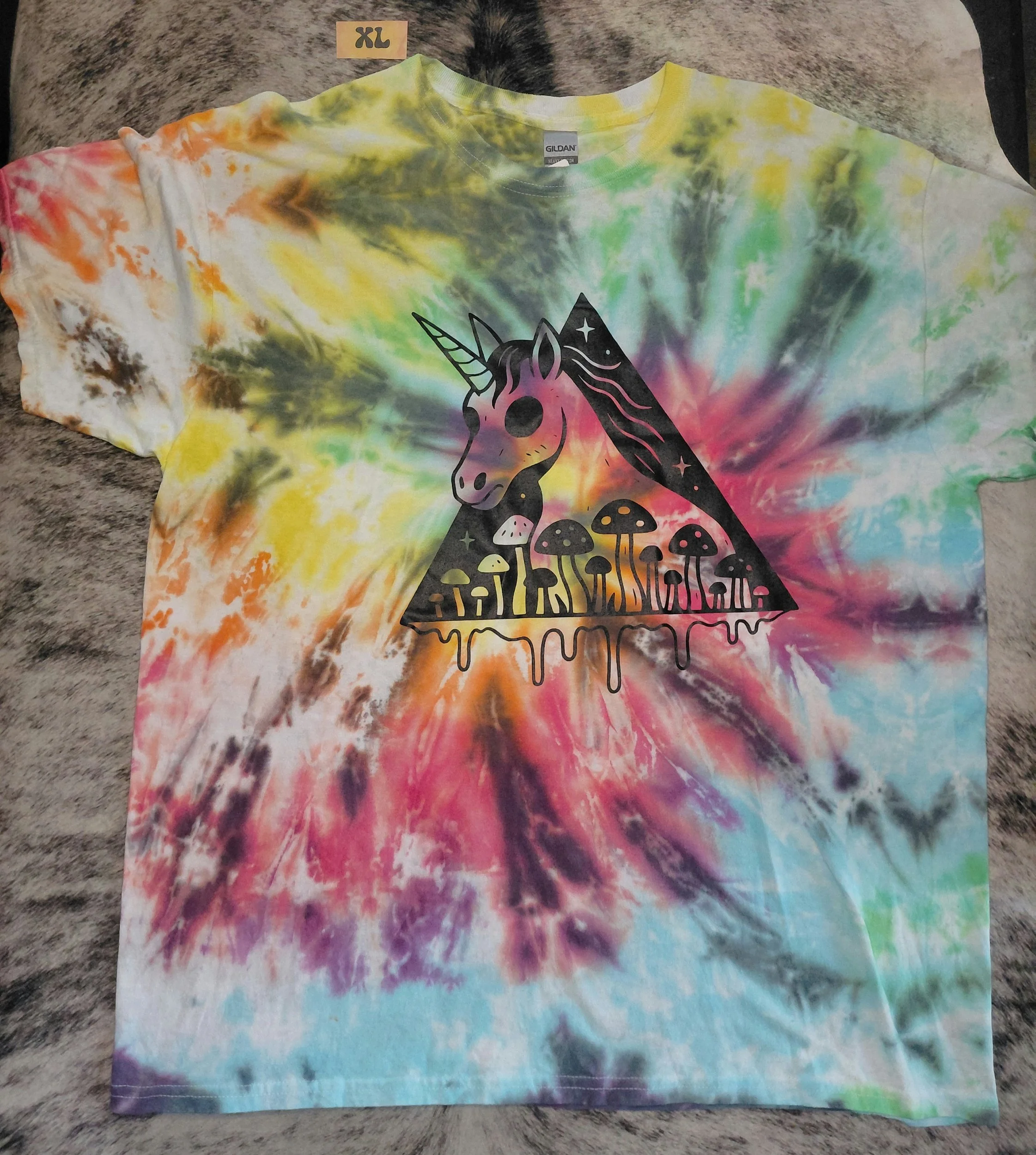 XL rainbow unicorn drip