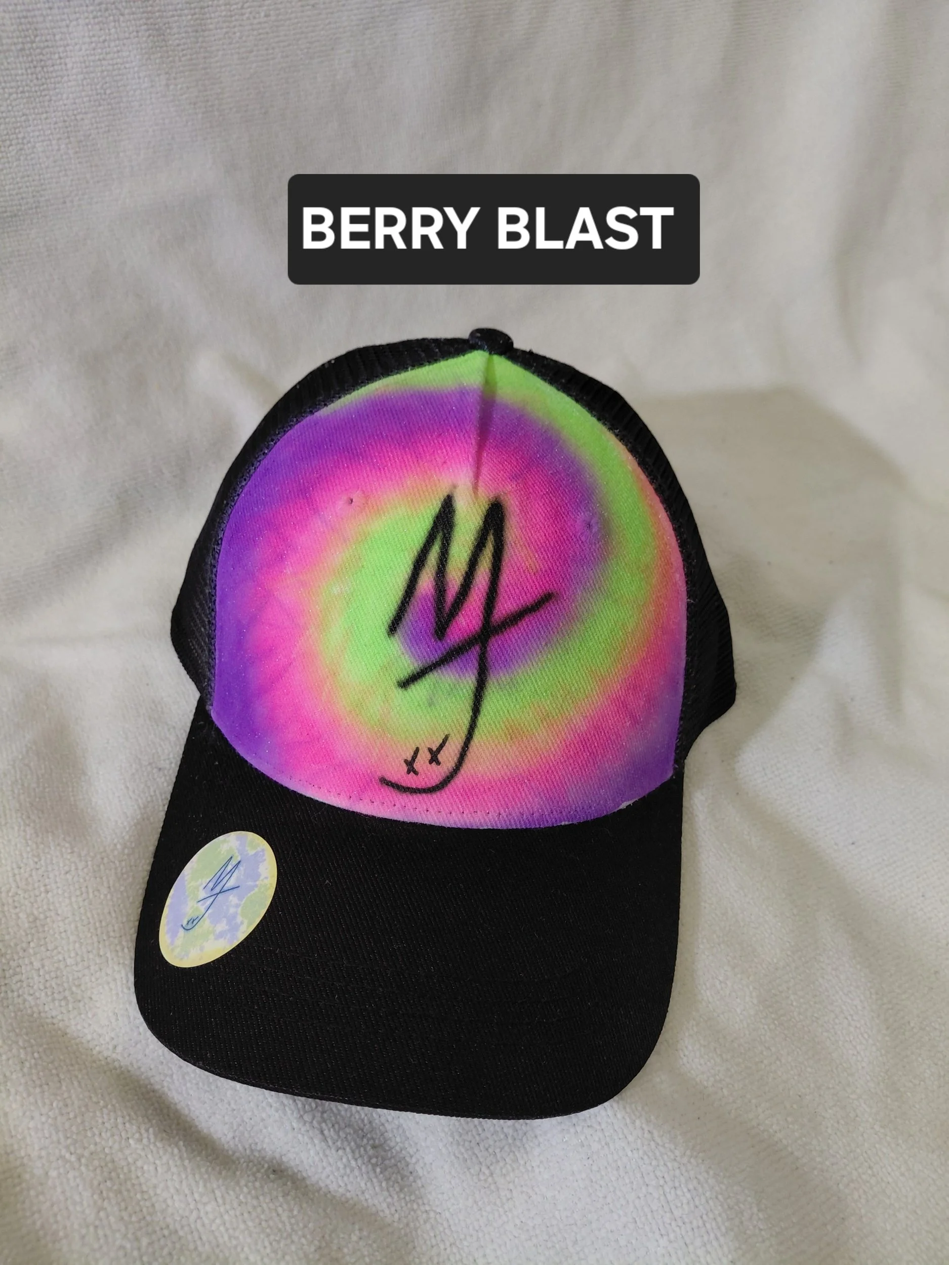 Berry Blast Tie-Dye Cap