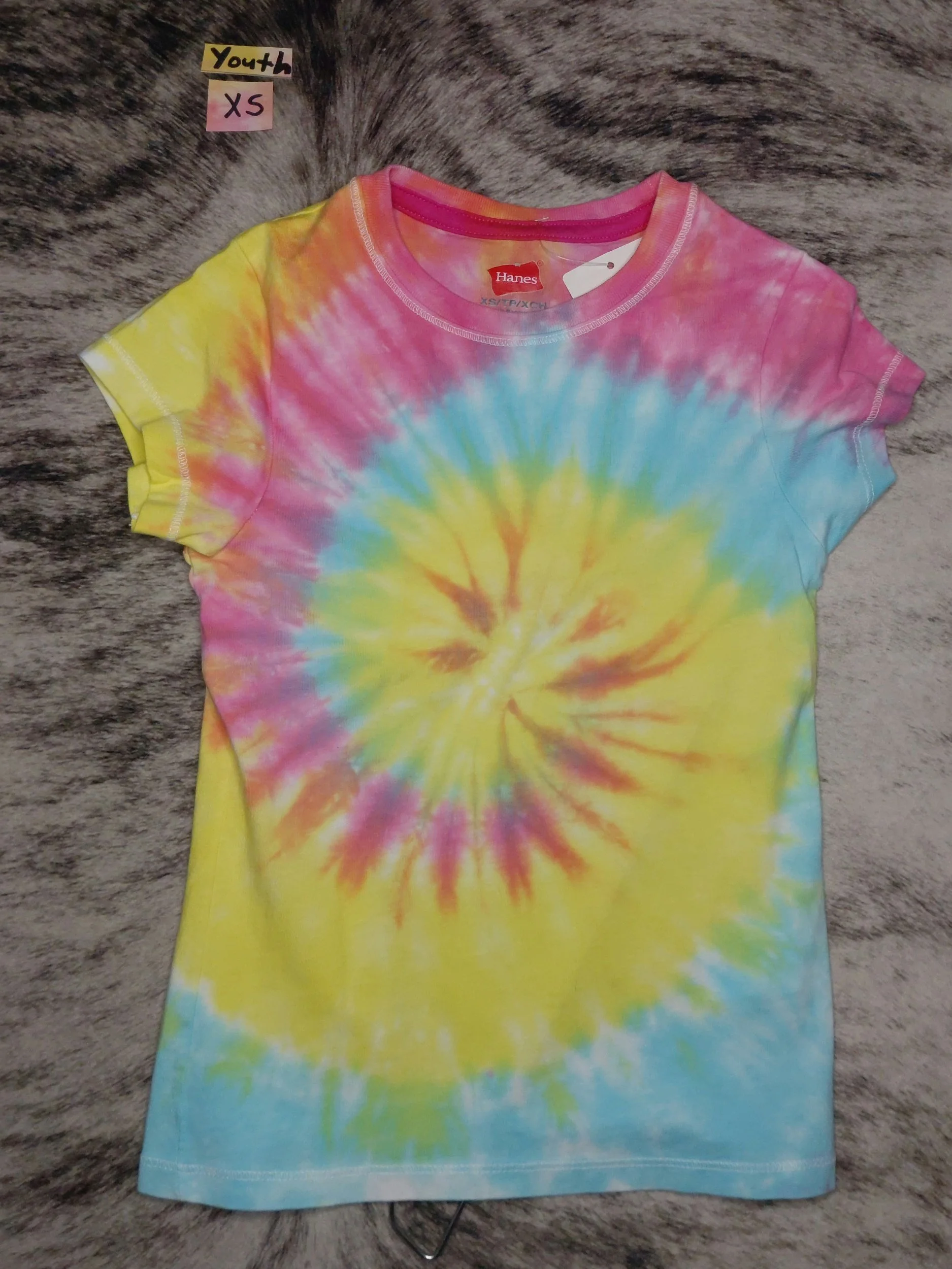 XSmall girls youth tie-dye