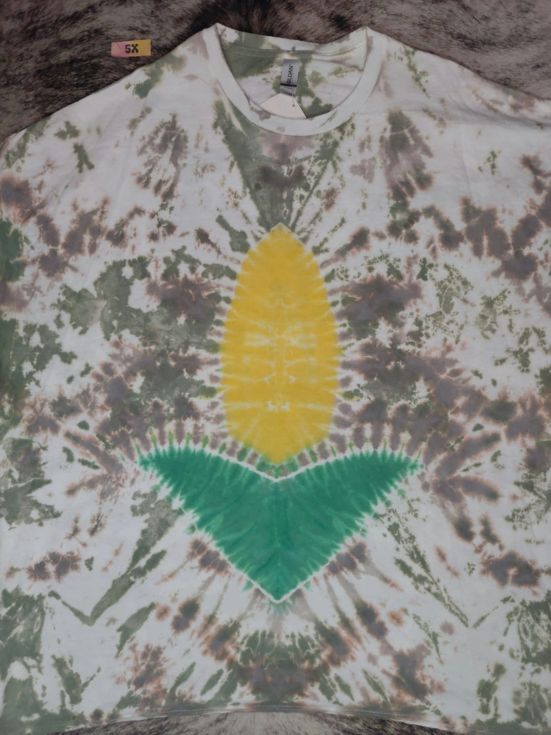 5x ear of corn tie-dye