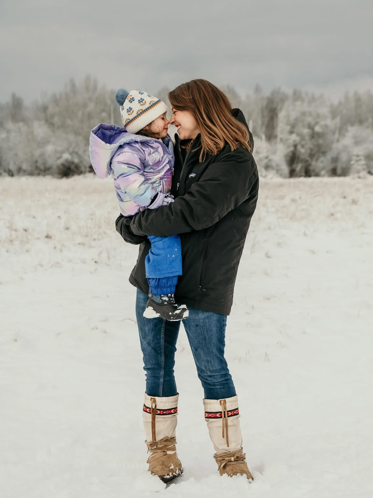 I got the chance to photograph this super cute mom and daughter duo and oh my gosh, they were the sweetest. They had so much fun playing in the snow together and it honestly made my first winter session in Alaska such a dream ❄️🤍

As the end of the 