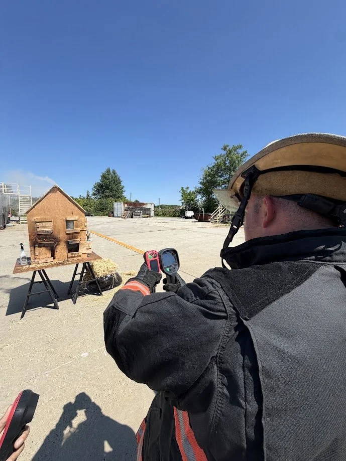 Comparing TICs and refresh rates during training for the Hillsborough Fire Department. 8/15/2026.