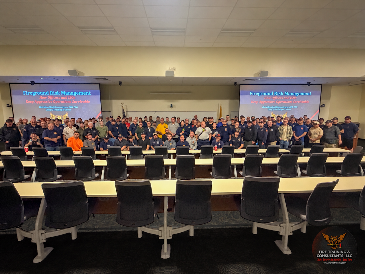Chief Arroyo with the Students after training in Cumberland County. 