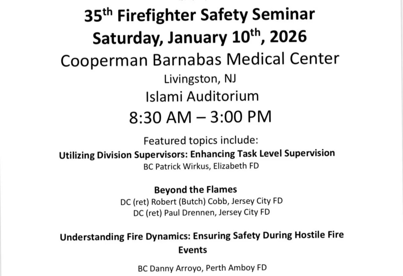 Cooperman Barnabas Medical Center’s 35th Firefighter Safety Seminar