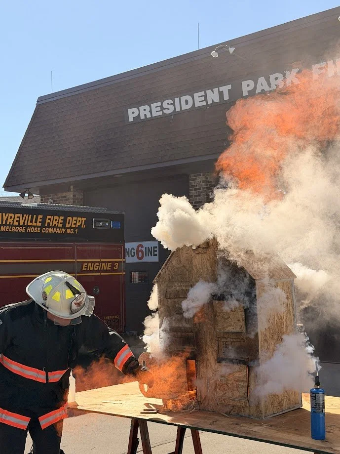 Fire Behavior &amp; Thermal Imaging Burn House Training For the Sayreville Fire Department
