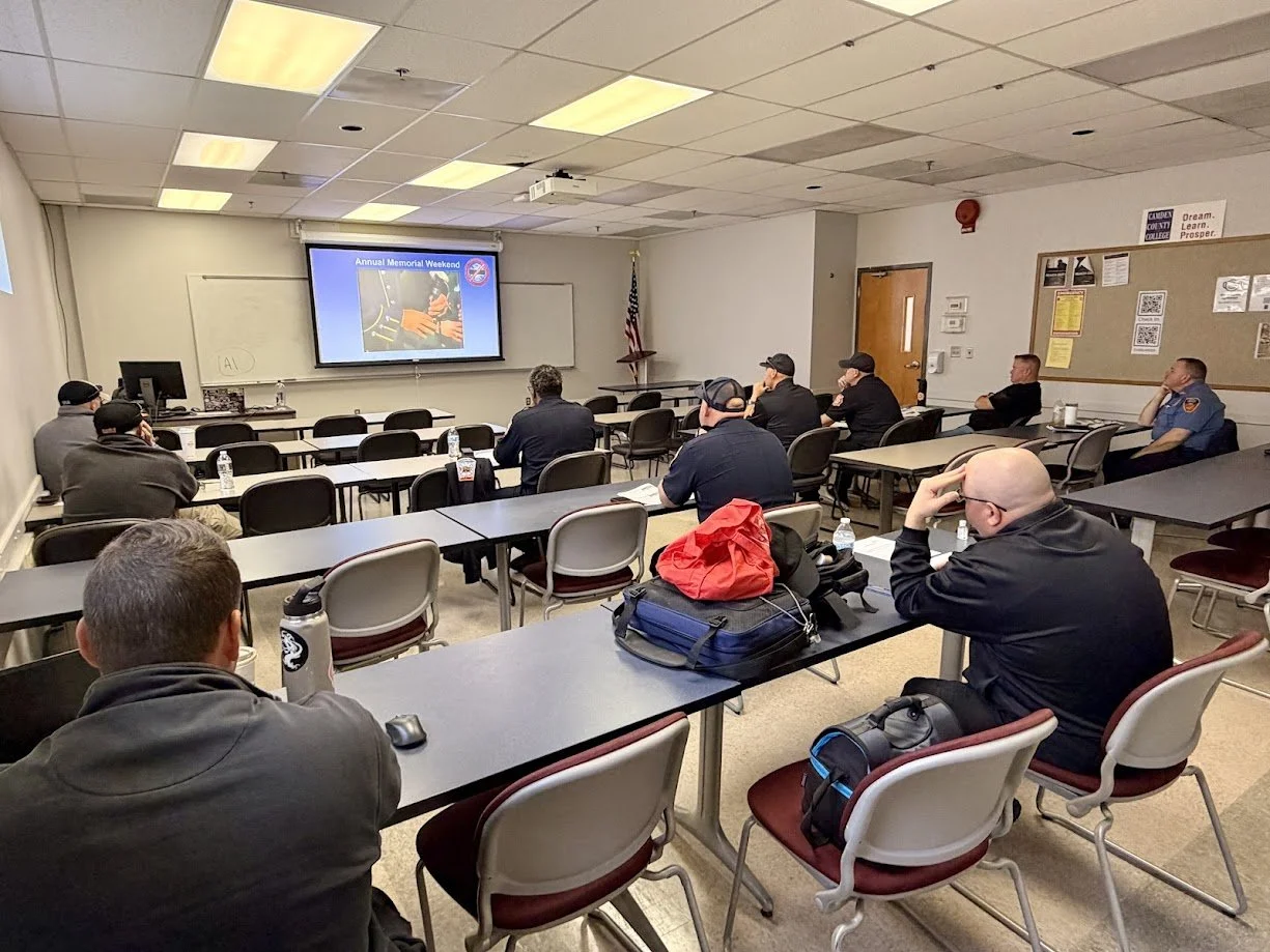 NFFF- Courage to be Safe®  Class for Kean Fire Safety at the Camden County Fire Academy