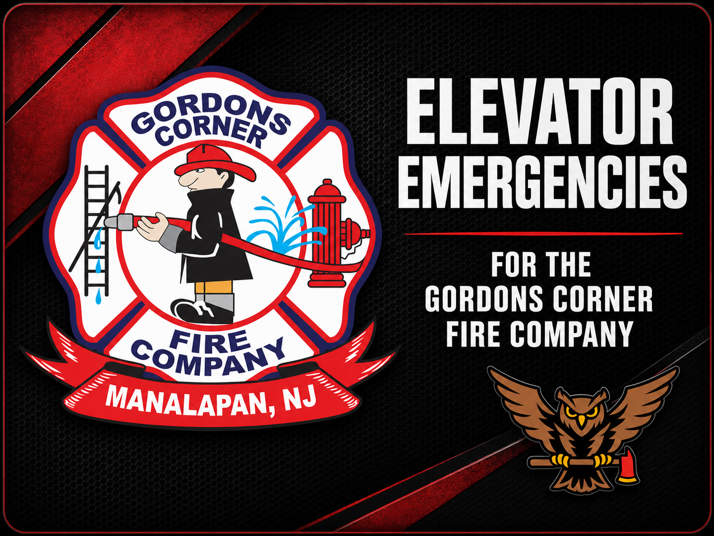 Elevator Emergencies for the Gordons Corner Fire Company 