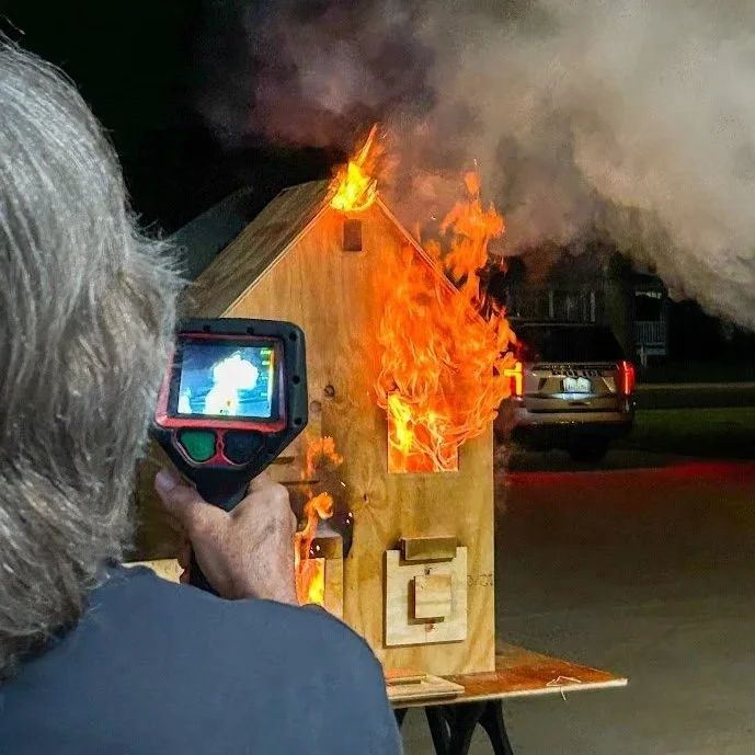 Understanding Fire Dynamics &amp; Thermal Imaging Burn House Training For the Fair Haven Township Fire Department