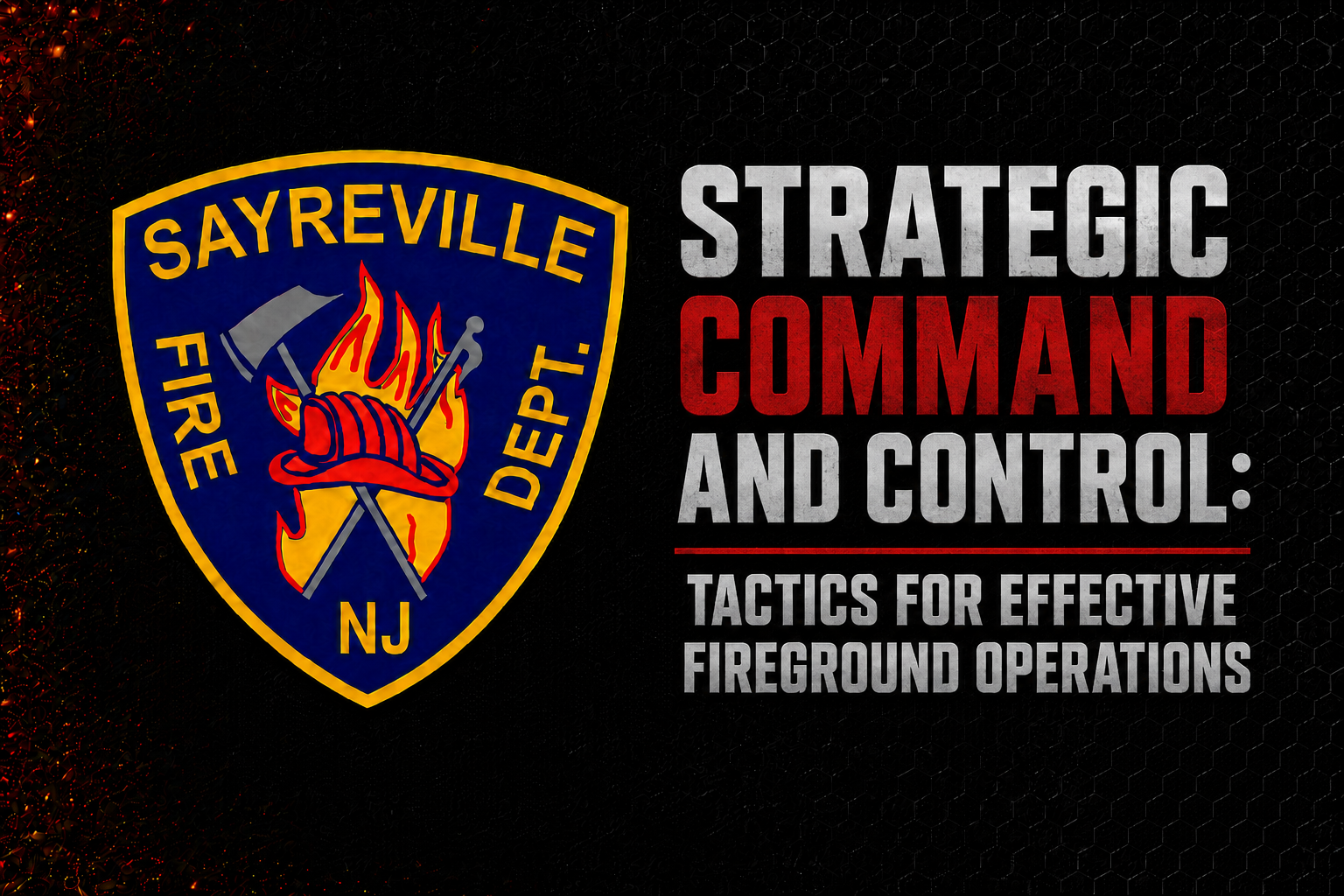 Strategic Command and Control: Tactics for Effective Fireground Operations 