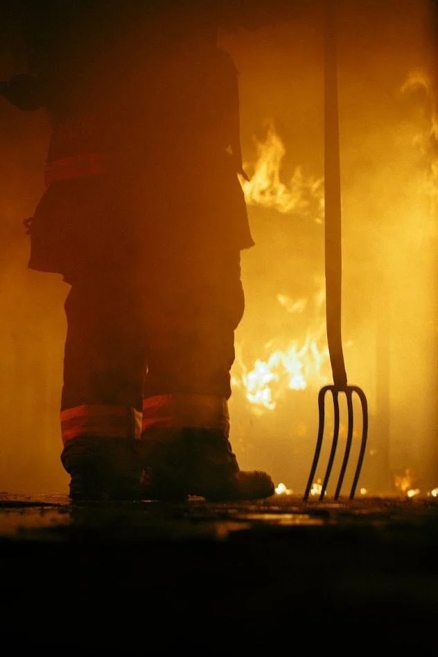 Instructors during live burn training 10/1/2026