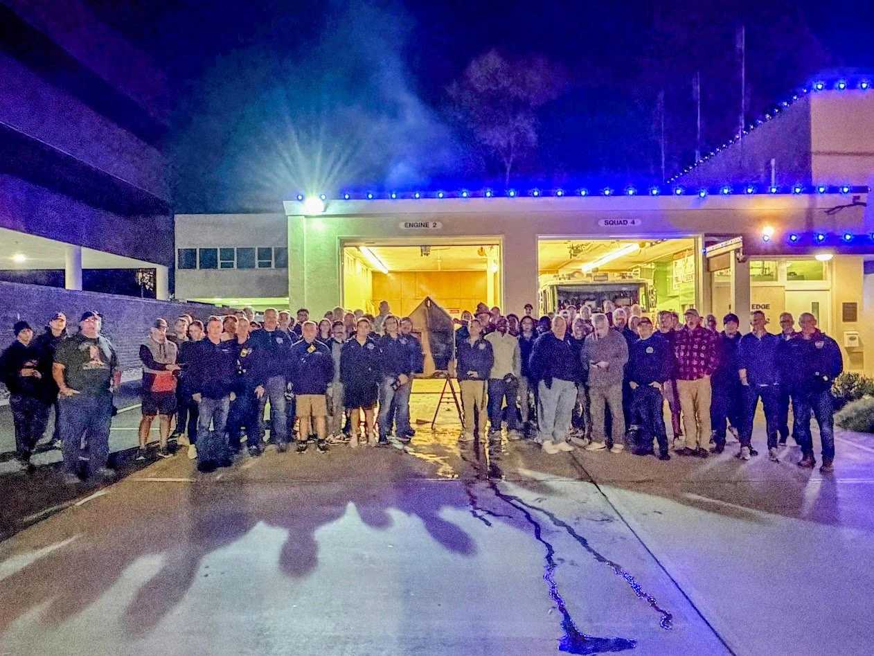 Group Shot with the students in River Edge FD. 