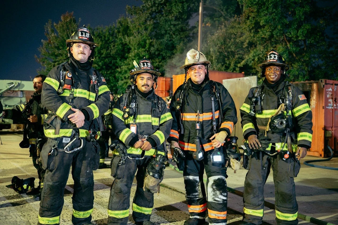 Chief Arroyo and members of the Perth Amboy Fire Department during class on 10/1/2026. 