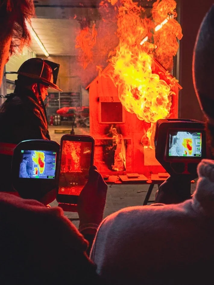 Live Fire Training at the  River Edge Fire Department 