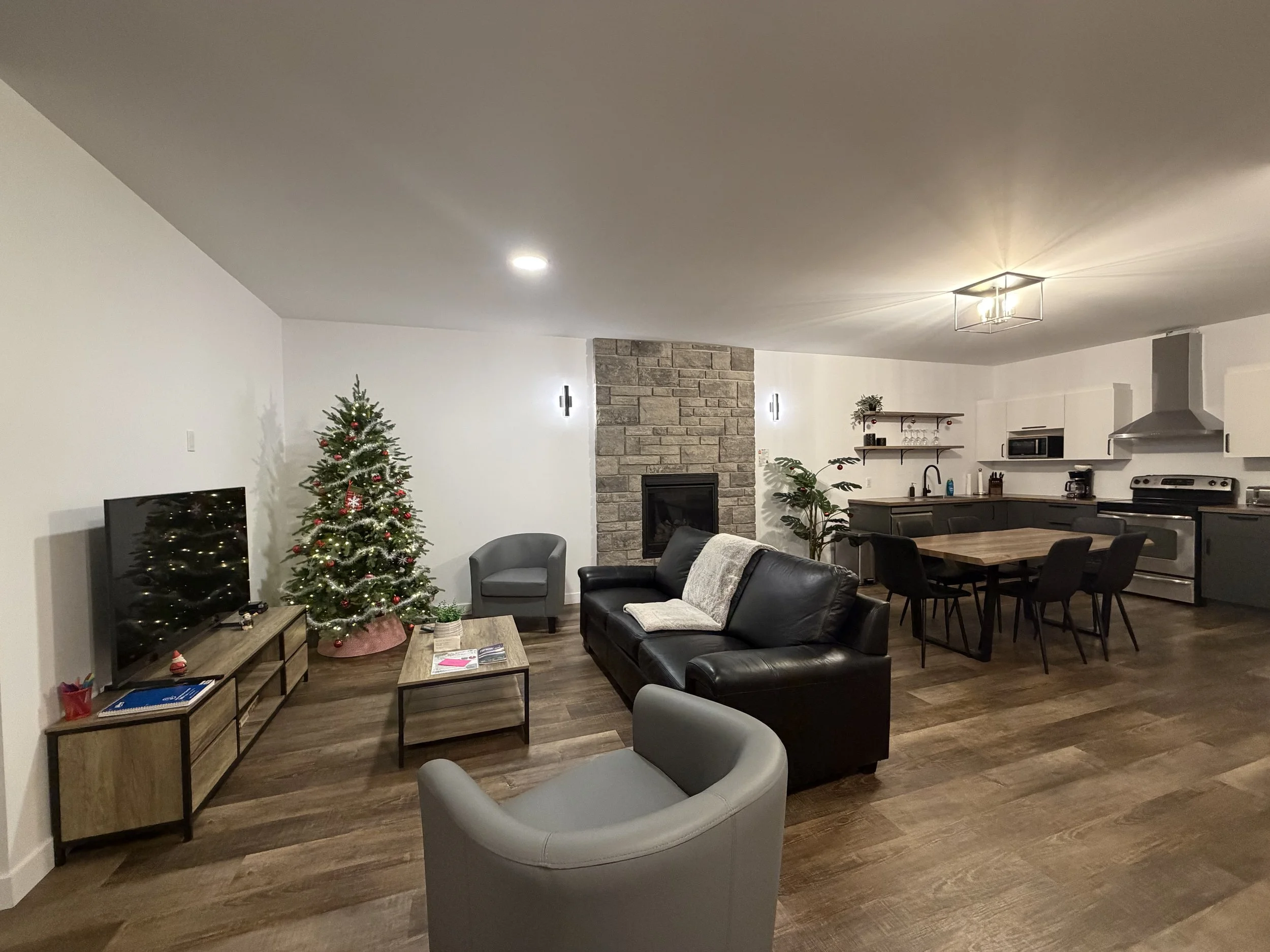 Salon et cuisine, Sous-Bois
