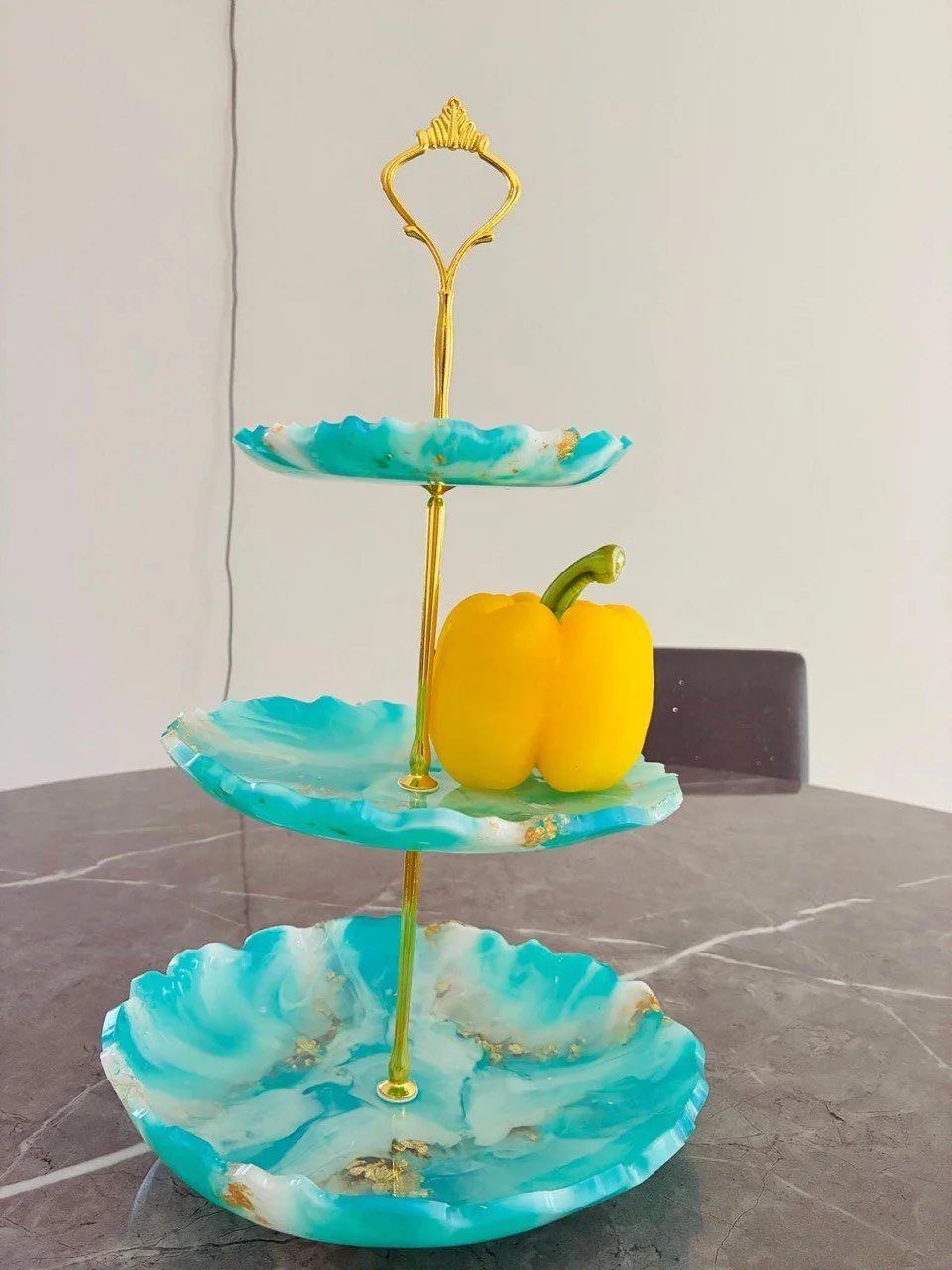 Luxury 3-Tier Cupcake & Fruit Stand