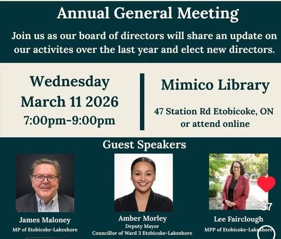Mimico Residents’ Association Annual General Meeting