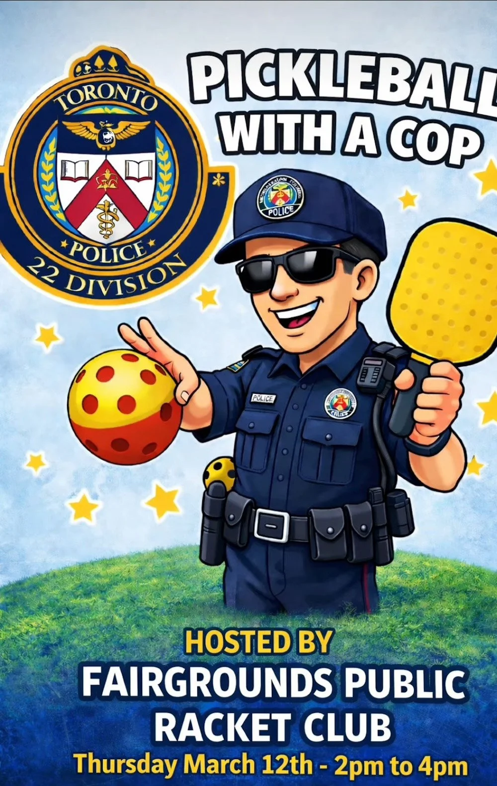 Pickleball With A Cop!