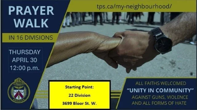 22 Division Prayer Walk