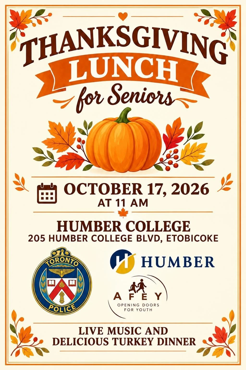Seniors Thanksgiving Lunch