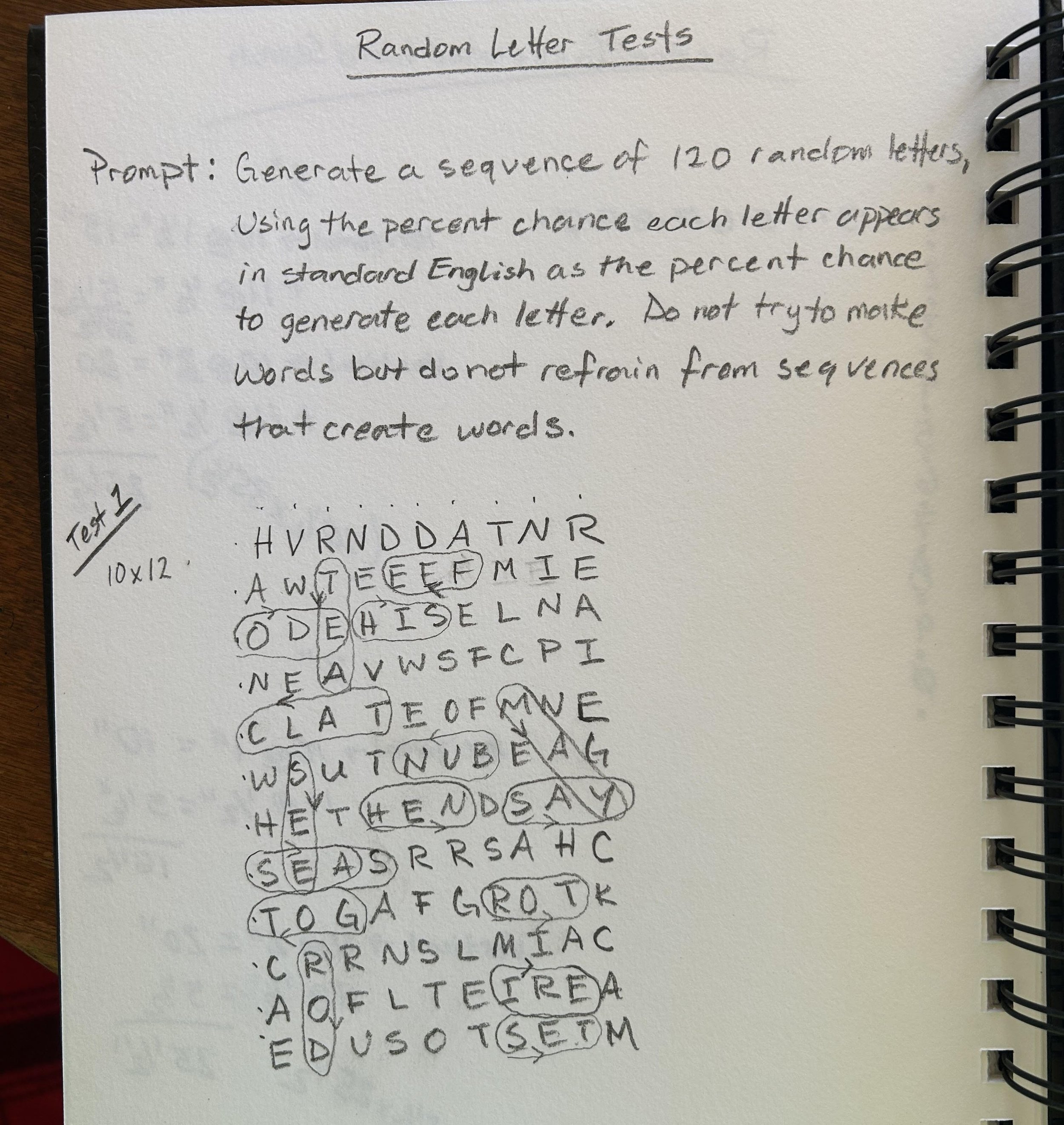 A Few Words About My Random Letter Generated Word Search Art