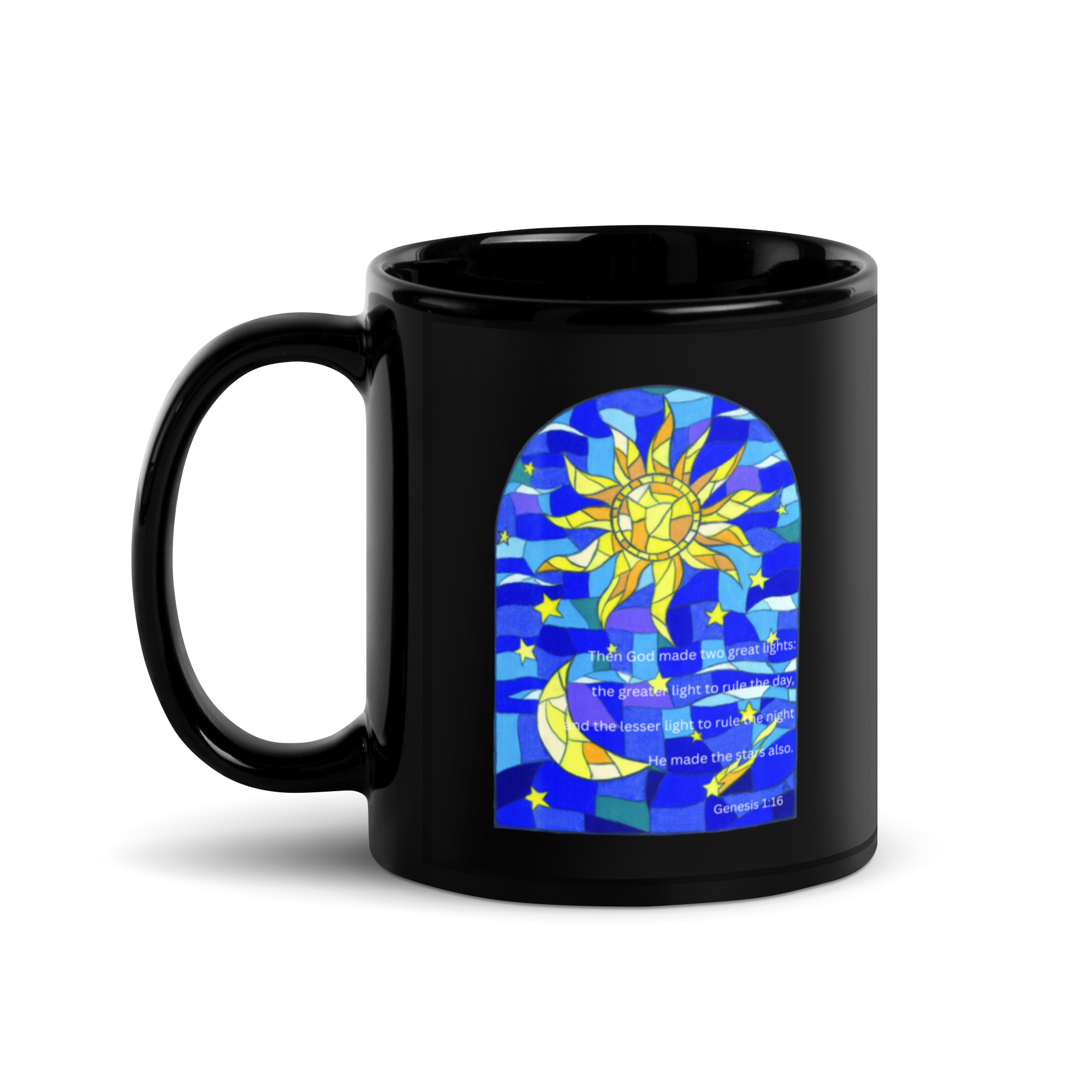 Stained Glass Celestial Mug