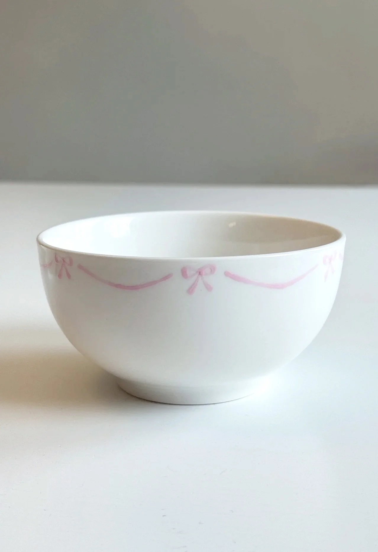 pink bow | mini bowl