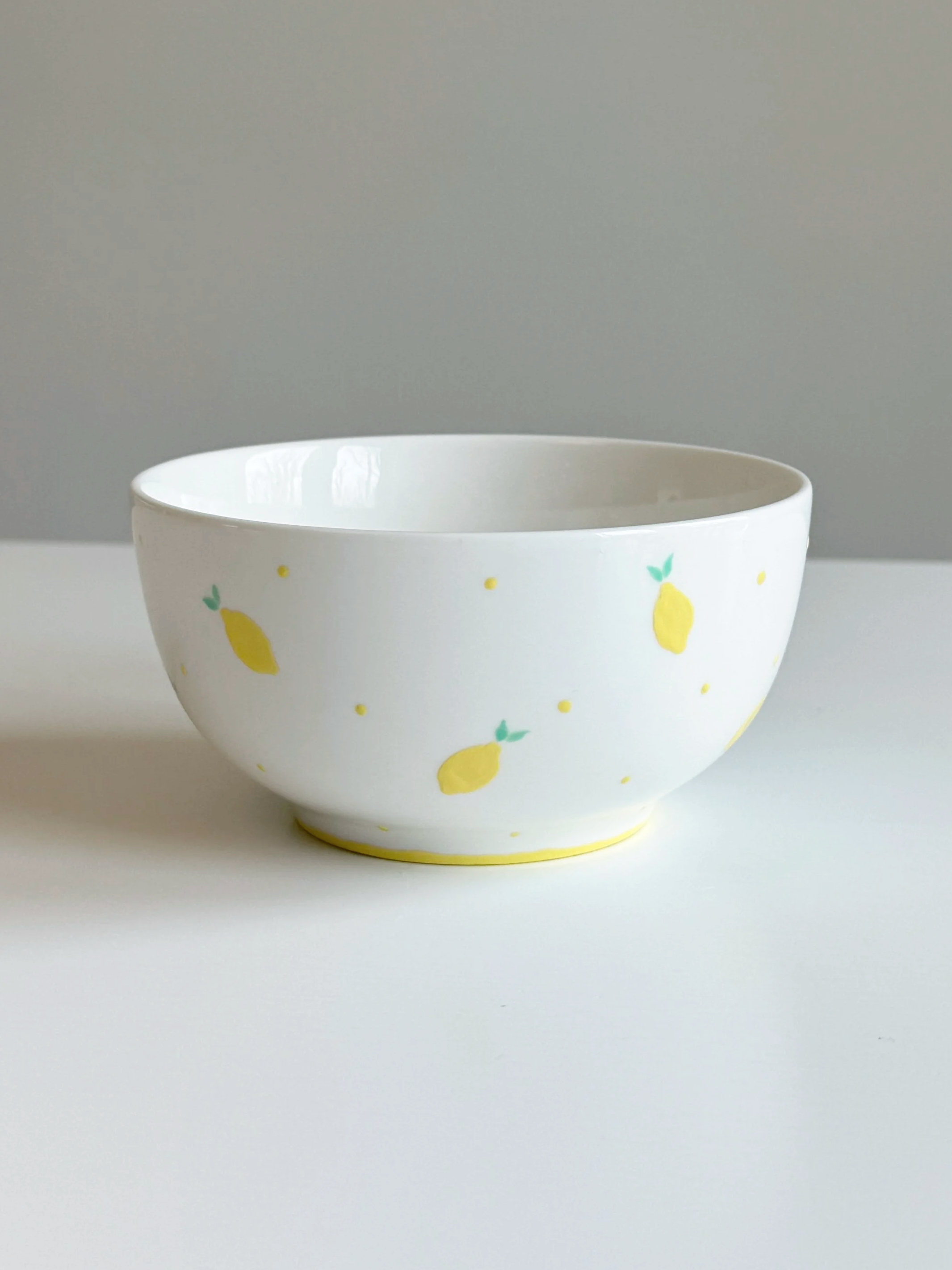 lemon & polka dot | mini bowl [COMING SOON]