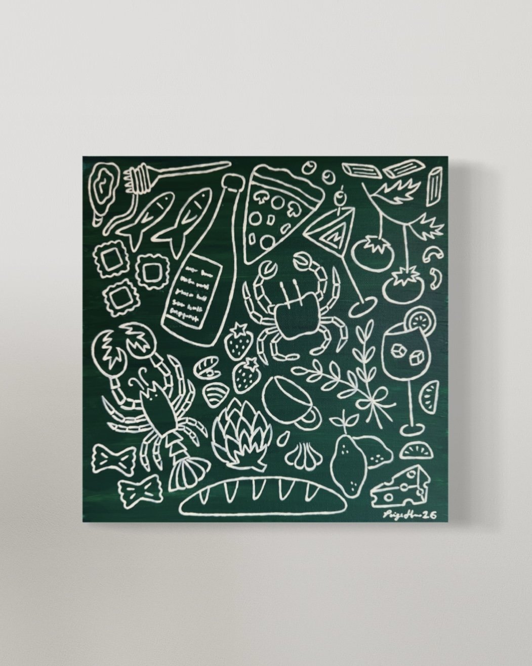 Ciao Riviera | 12"x12" | 2026 [SOLD]