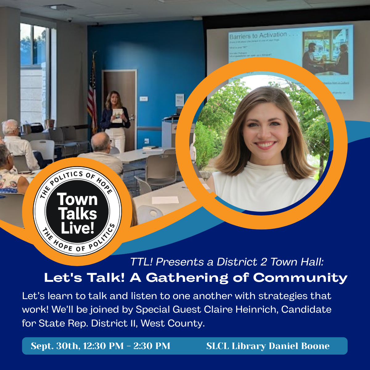Let's Talk! A Gathering of Community: A Town Talks Style Town Hall